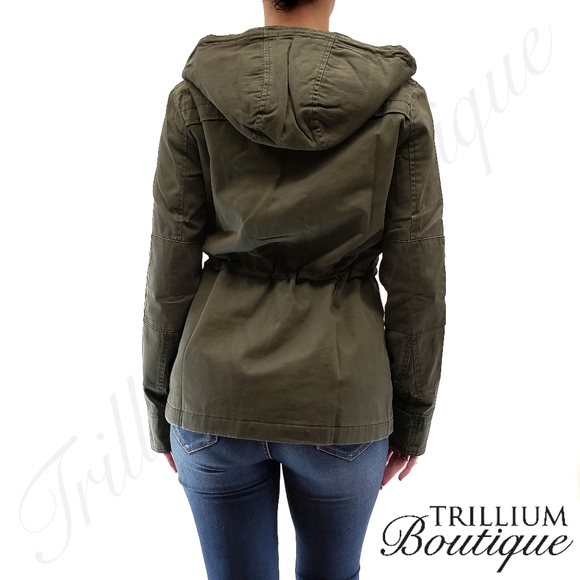 Lucky Brand Women's Anorak Army Hooded Jacket NWT - Picture 6 of 7